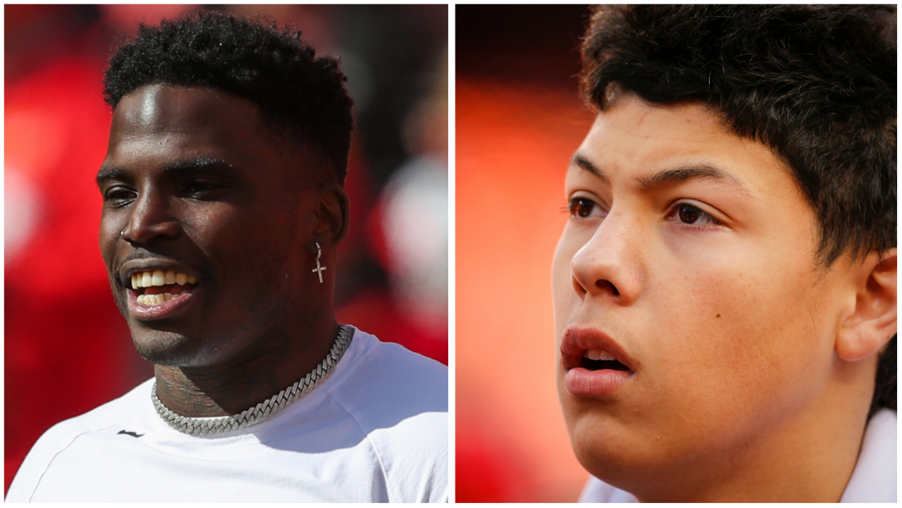 NFL fans come to Jackson Mahomes' defense after Tyreek Hill cheap shot