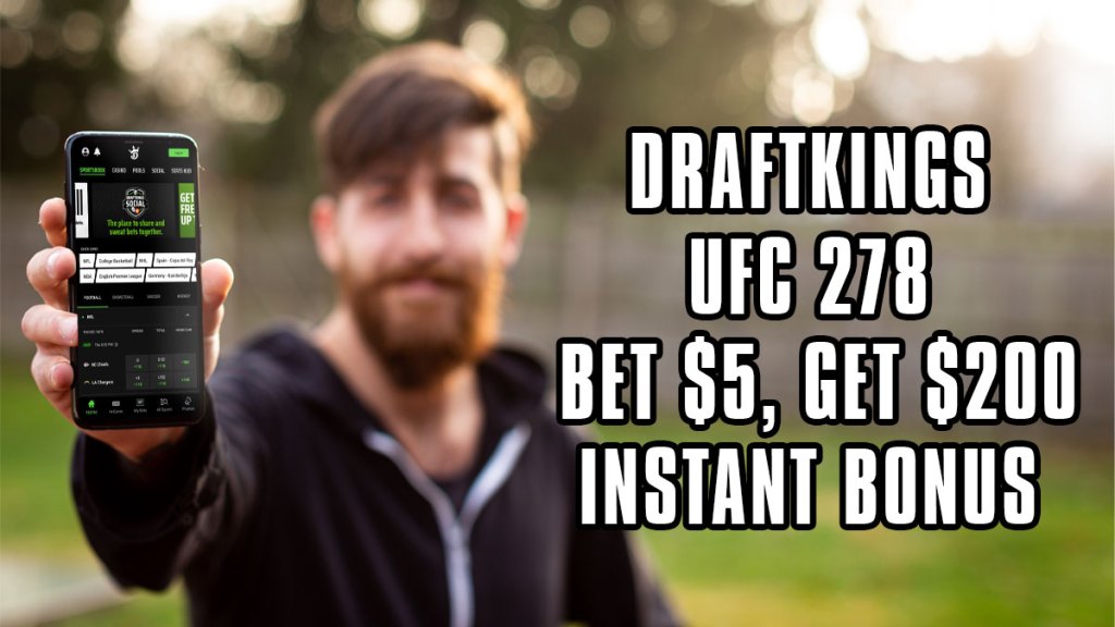 DraftKings UFC Promo Code: Get Usman-Edwards Bet $5, $200 Instant Bonus