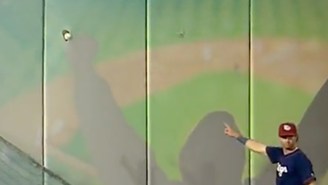 Minor Leaguer Hits Strangest Double You’ll Ever See After Ball Gets Embedded In Outfield Wall (Video)