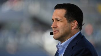 Adam Schefter’s Latest Endorsement Is A Vomit-Inducing Papa John’s Pizza Shaped Vaguely Like A Football