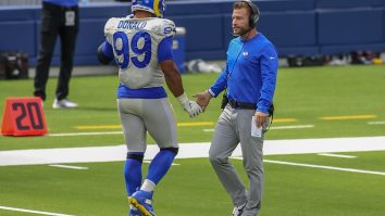 Sean McVay’s Immediate Reaction To The Bonkers Rams-Bengals Fight That Led To Aaron Donald Swinging A Helmet