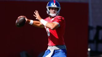 Giants QB Daniel Jones Looked Absolutely Terrible During Scrimmage And Fans Are Roasting Him