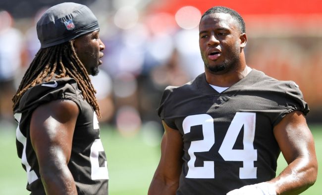 Nick Chubb's Very Clear Message To Browns About Kareem Hunt Trade