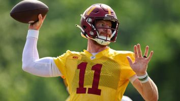 Carson Wentz Couldn’t Stop Throwing Interceptions During Commanders Practice