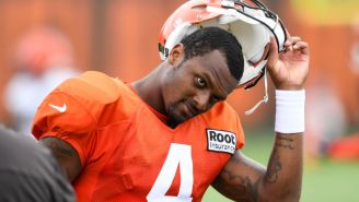 Deshaun Watson Overthrows Receiver In First Pass As A Brown, Gets Roasted By NFL Fans