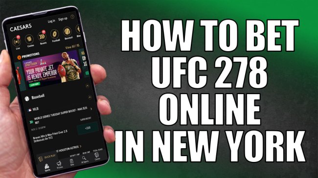 Here Is How to Bet UFC 278 Online in New York