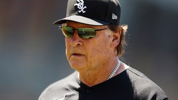 People Are Convinced A Random Fan Persuaded Tony La Russa To Put In A Pinch Runner (Video)