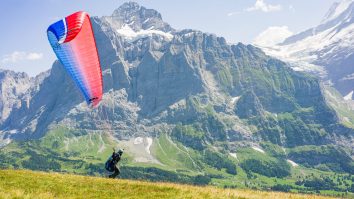 Insane, Heart-Pumping Video Shows Paraglider Save His Own Life Just Seconds Before Hitting The Ground