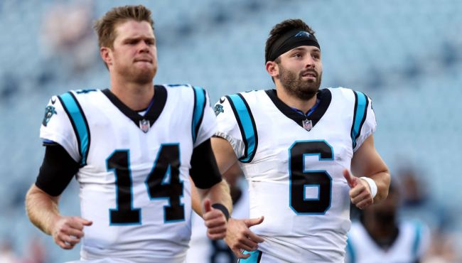 Sam Darnold Reacts To Losing The Panthers' QB Job To Baker Mayfield