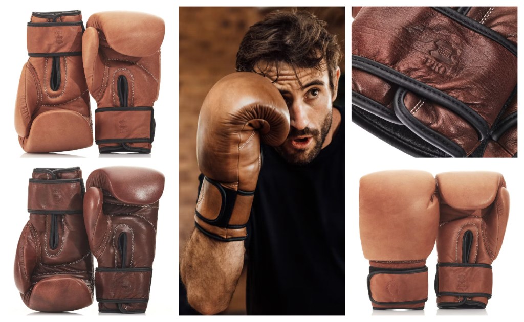 These Vintage Leather Boxing Gloves Can Help You Get In Shape Or Look Great Hanging On The Wall