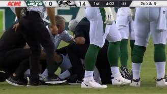 Jets QB Zach Wilson Limps Off Field After Suffering Non-Contact Injury Trying To Run The Ball In Preseason Game