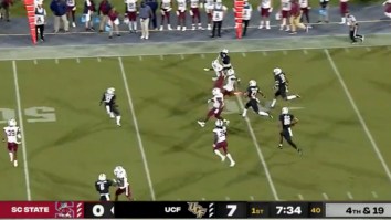 SC State Punter Forgets How Punting Works, Commits First Embarrassing Play Of CFB Season
