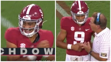 Bryce Young Immediately Stopped Celebrating As Soon He Saw Nick Saban