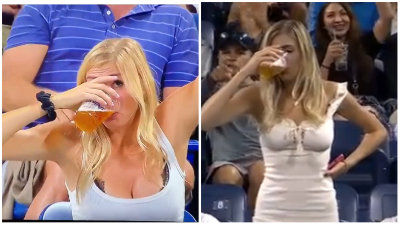 Viral Beer Chugging US Open Fan Has Been IDed And Is Gaining Followers