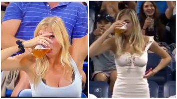 Viral Beer Chugging US Open Fan Has Been IDed And Is Gaining Followers Fast
