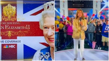 NBC Awkwardly Transitions From Mourning Queen Elizabeth To Fans Loudly Cheering For NFL Football During Pregame Show