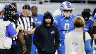 Eminem Joins Lions Camp And Drops The Boldest Claim We’ve Heard All Year