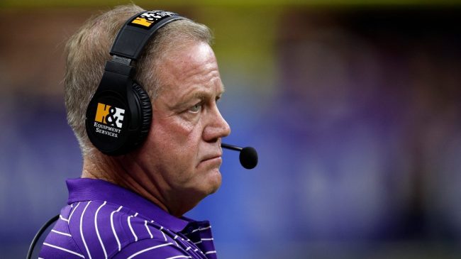 Brian Kelly Delivers Confusing Response Ever After LSU's Bonkers Loss