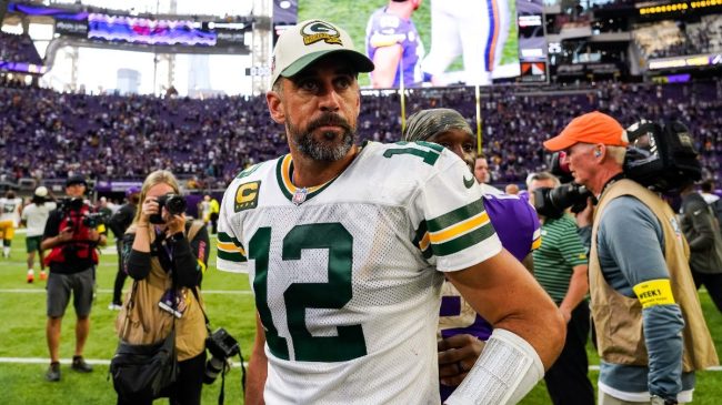Aaron Rodgers Reacts To Broncos' Decision To Kick A 64-Yard Field Goal