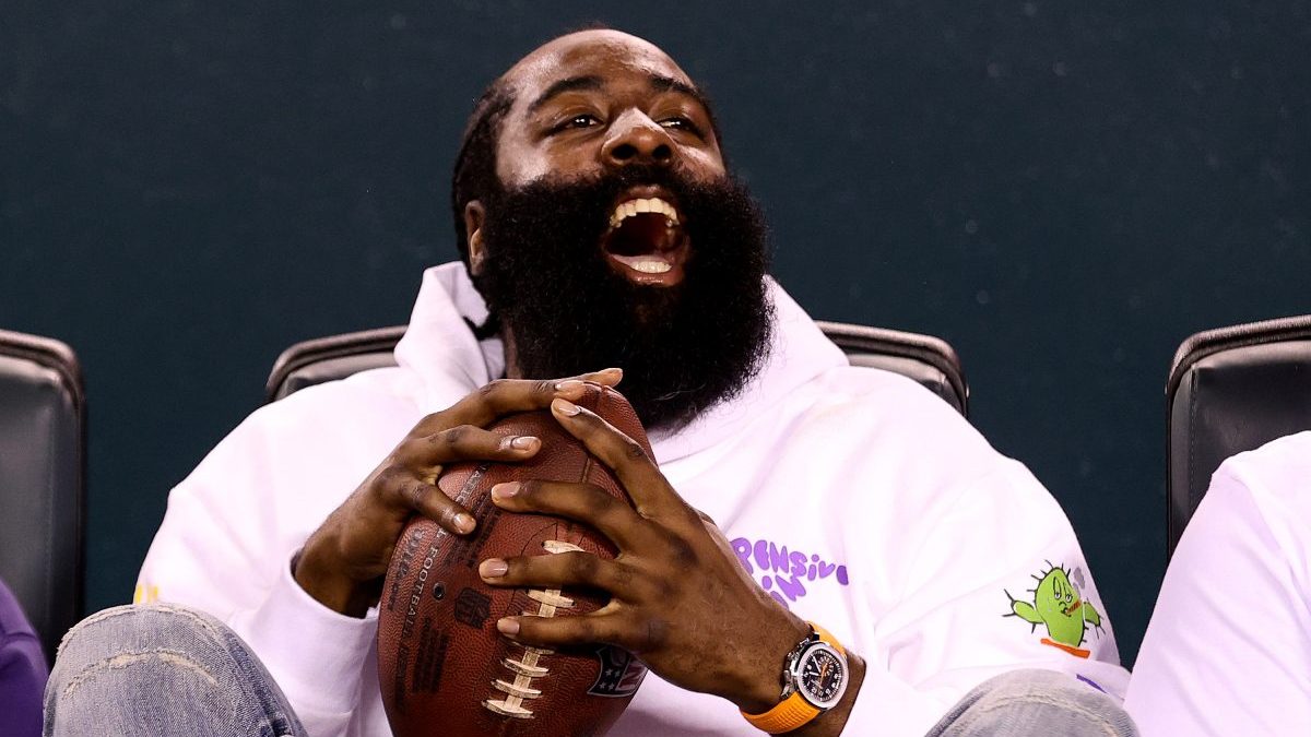 James Harden Jokes He Lost 100 Lbs. During the Offseason