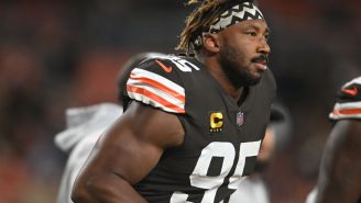 Myles Garrett Hospitalized After His Car Flipped Over Several Times During Crash After Leaving Practice