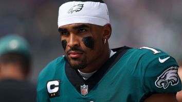 Washington Fan Throws Beer At Eagles QB Jalen Hurts After Game