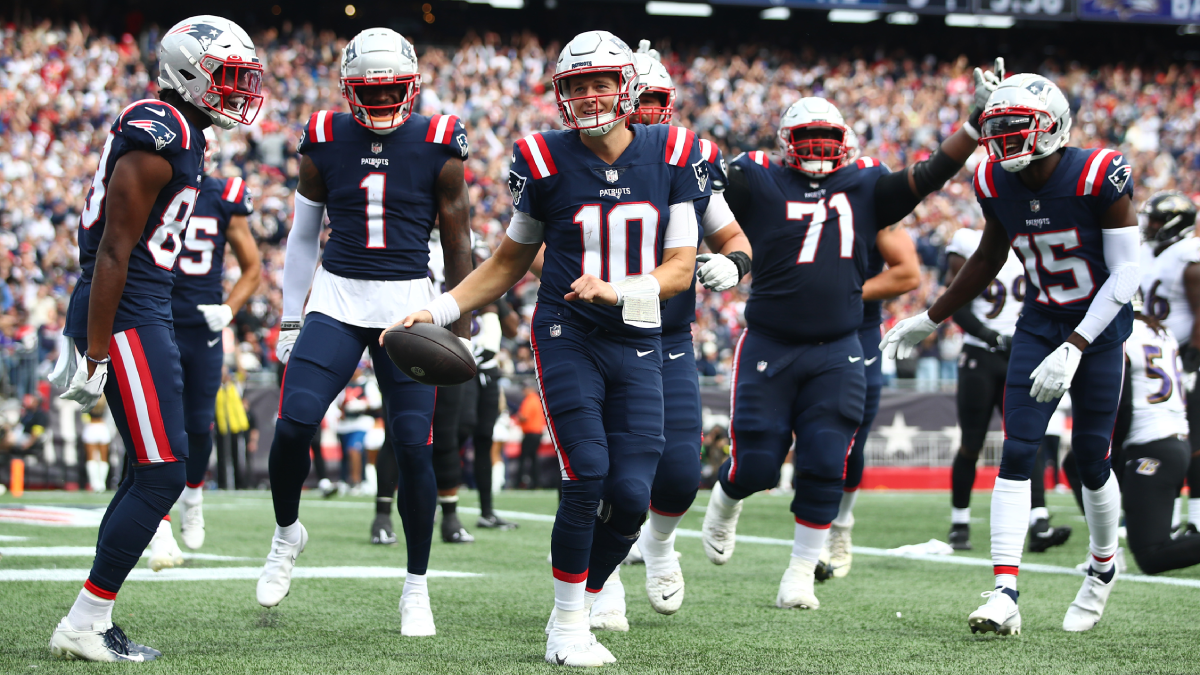 Mac Jones Challenges For Worst Griddy Celebration In The NFL This Year