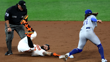 Baltimore’s Rougned Odor Went Full ‘Matrix’ Performing The Slide Of The Year Monday Night