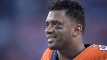 NFL Fans Troll Russell Wilson For Wearing A Metallic Mint Green Tux Ahead Of His Season Opener In Seattle