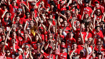 Two Topless Female Fans At The University Of Utah Football Game Could Face Charges