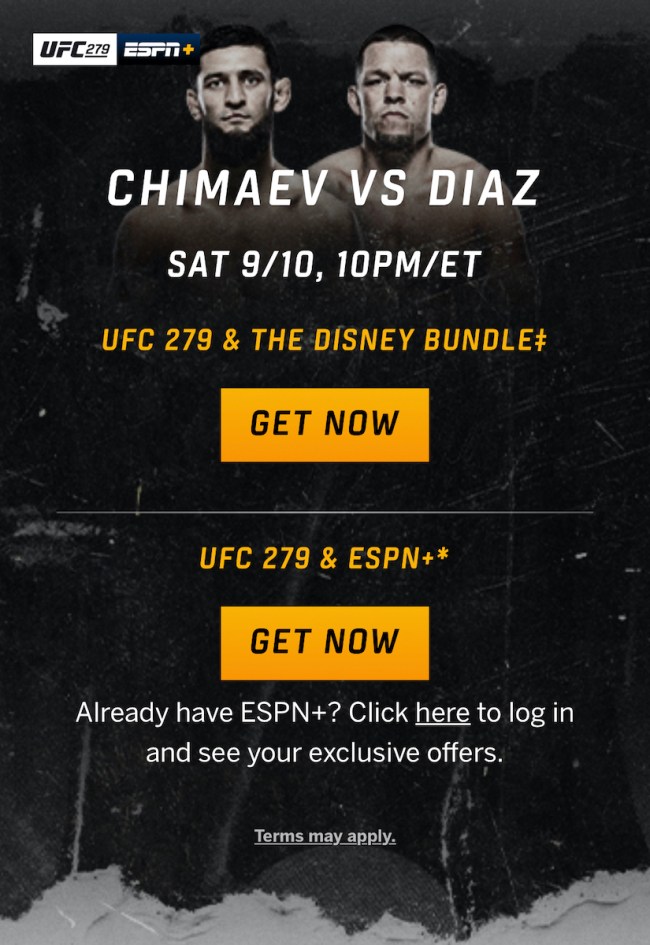 UFC 279 - mobile banner
