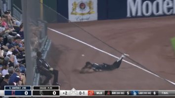 AJ Pollock Becomes Instant GIF After Faceplanting While Chasing Down A Flyball In Left Field