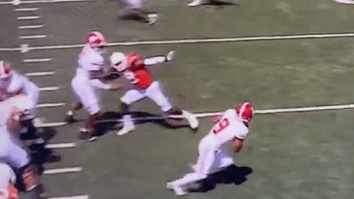 Alabama Appears To Have Gotten Away With Crucial Holding Call Late In Game And Texas Fans Aren’t Happy About It