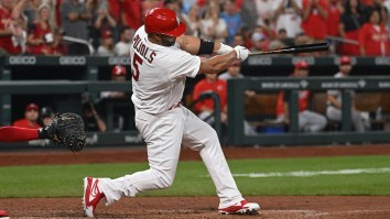 Albert Pujols Blasts Home Run No. 698 To Lead NL Hitters In HRs Since Mid-August