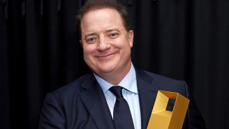 Brendan Fraser Gives Incredibly Emotional Speech After Winning Award At Film Festival (Video)
