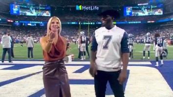 Dez Bryant Got Joe Buck’s Wife To Say ‘Smoking On That Giants Pack’ Before Cowboys Monday Night Football Game