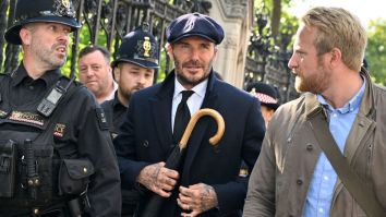 David Beckham Has Been Standing In Line For Over 12 Hours To Pay His Respects To The Queen