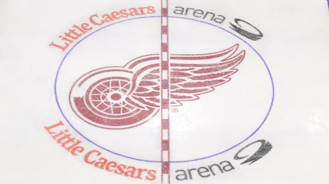 Red Wings Share Fascinating Look At How NHL Rinks Are Painted