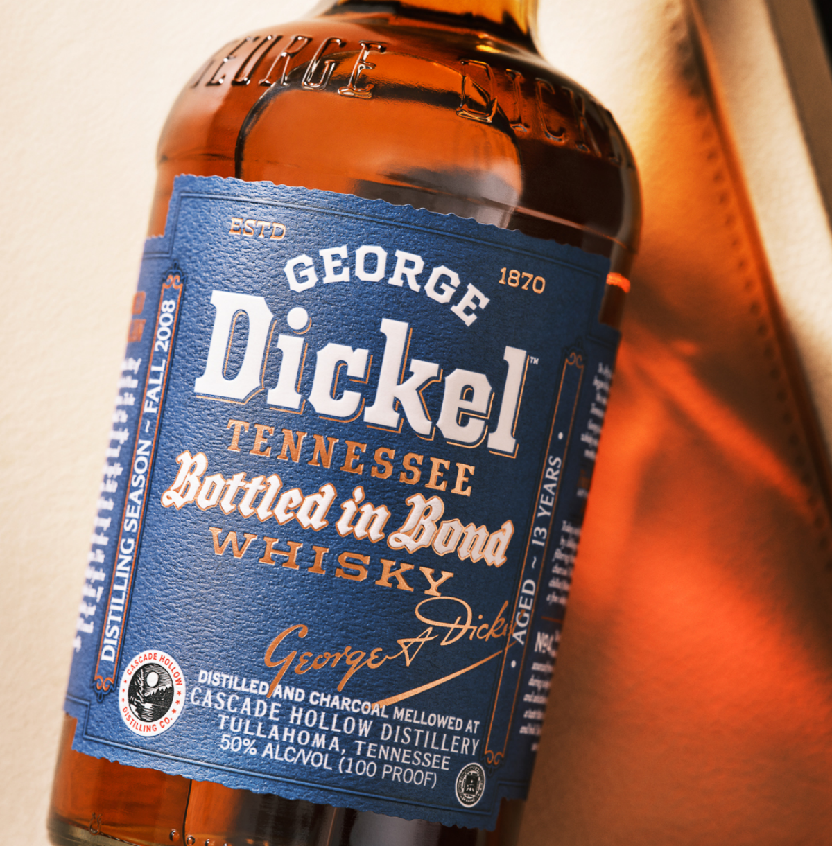 Dickel's 13YearOld BottledInBond Whiskey From Fall 2008