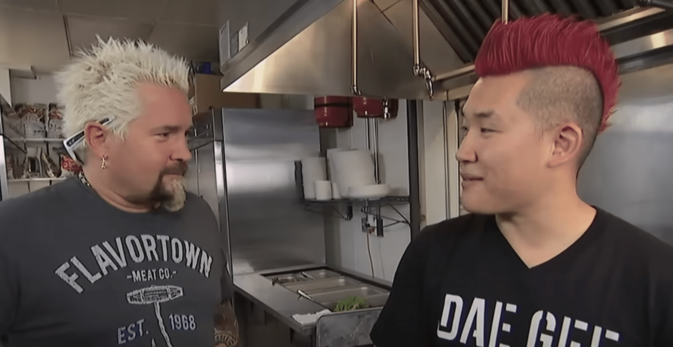 Guy Fieri Reveals Why He Wears His Sunglasses On Back Of His Head