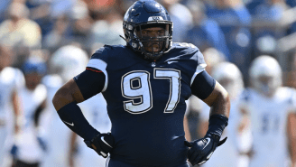 UCONN Is Considering The Drastic Idea Of Using A 300-LB Lineman To Fill Razor Thin RB Room