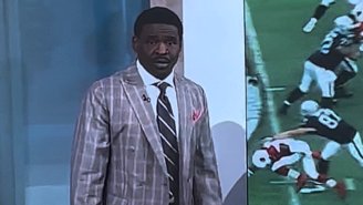 Deer-In-Headlights Michael Irvin Turns Himself Into A Meme On ‘NFL Gameday’ As He Forgets His Glasses At The Hotel