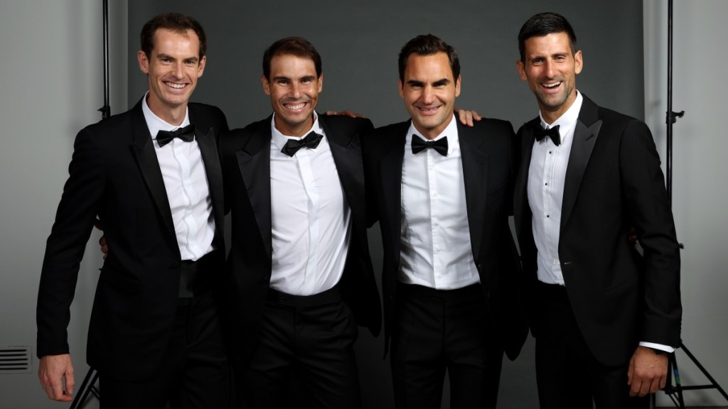 Roger Federer Rafael Nadal Andy Murray Novak Djokovic