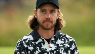 Tommy Fleetwood Holes Two Balls At Once With Wild Shot At St. Andrews (Video)