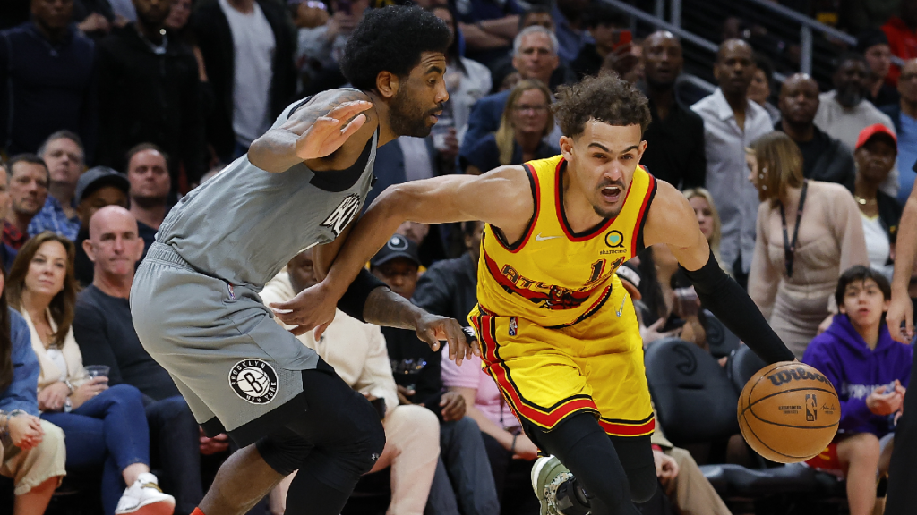 Trae Young Mercilessly Embarrasses Kyrie Irving With A Slick 1-On-1 Move