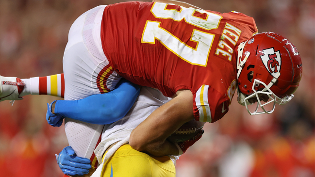 Travis Kelce's Praise Of Derwin James Resurfaces After Big Tackle