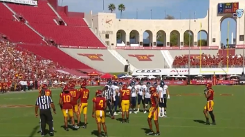 USC Embarrassingly Couldn’t Fill Stadium  During Debut of Lincoln Riley And Caleb Williams