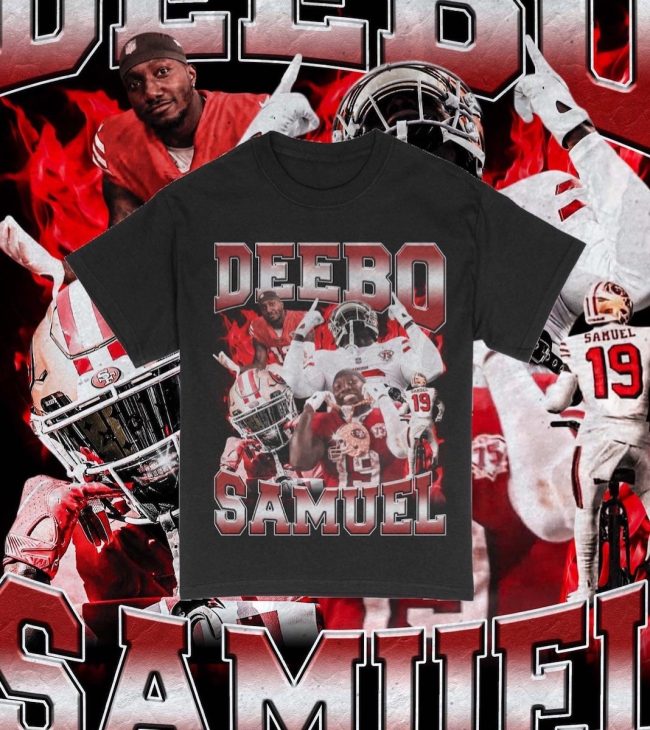 49ers Deebo Homage Tee - best gifts for san francisco 49ers fans