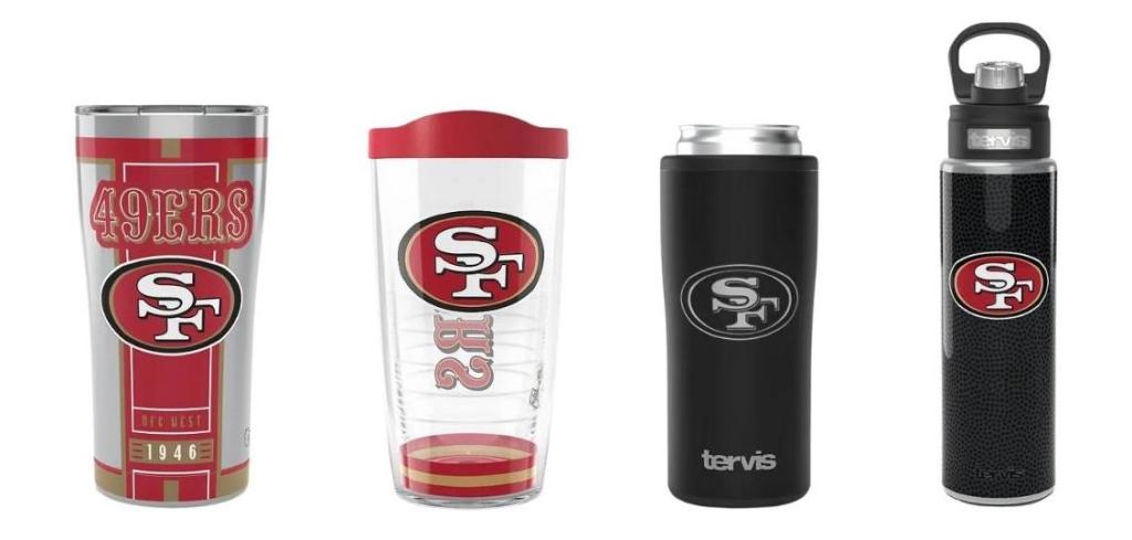 49ers Tervis Cups - best gifts for san francisco 49ers fans