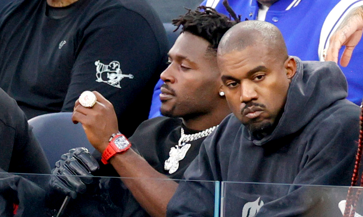 Antonio Brown gets decked out as Kanye's twin after being named